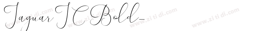 JaguarJC Bold字体转换